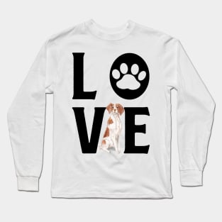 Dog Love - Brittany Long Sleeve T-Shirt
